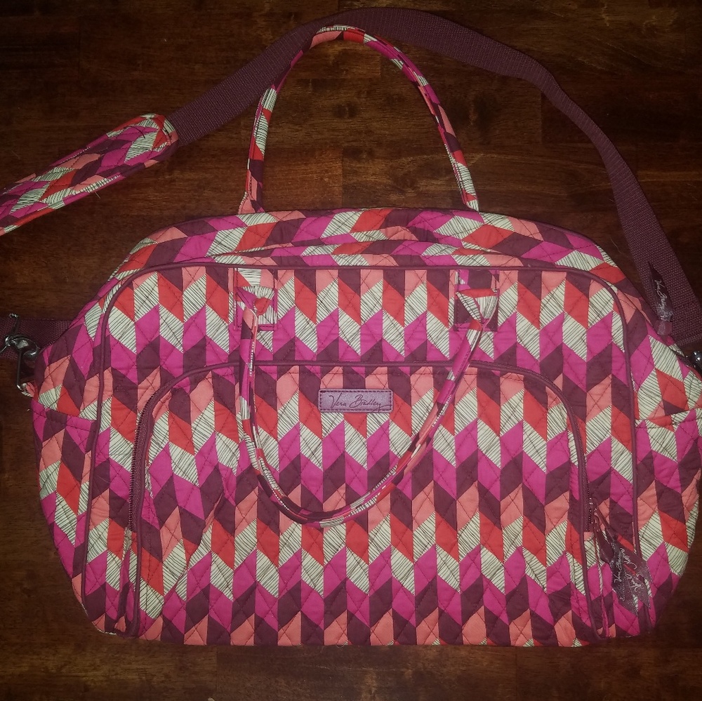 Vera Bradley Weekender Duffle Bohemian Chevron